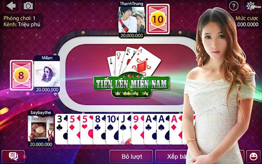 Luật chơi tiến lên miền nam tại manclub